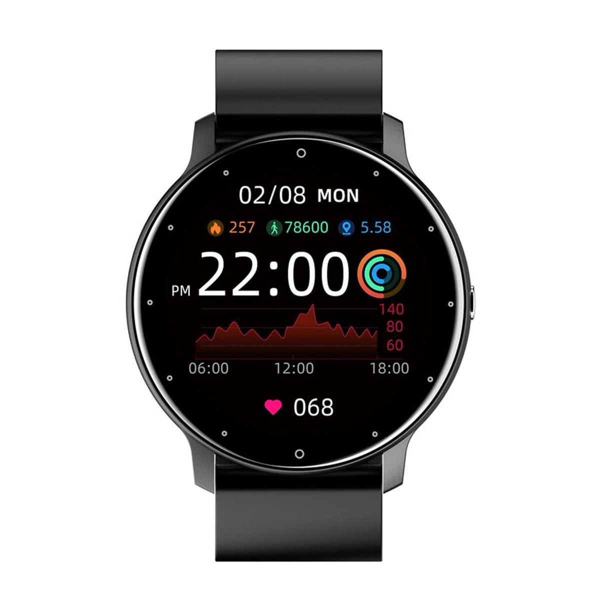 Zl02 Smart Watch 1.28 Inch Smartwatch Fitness Running Watch - A-1 Thread Vault