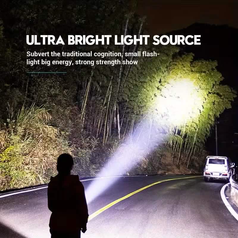 2-Pack: USB Rechargeable Mini LED Tactical Flashlight - A-1 Thread Vault