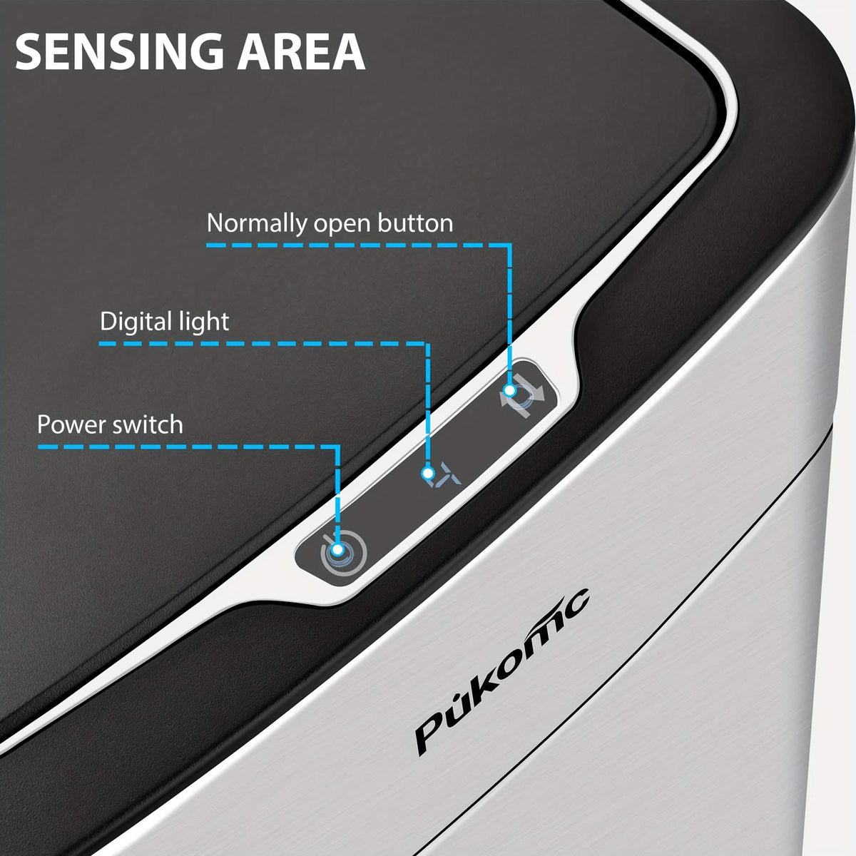 Automatic Stainless Steel Sensor Trash Can – Hands-free Quiet Close & Odor-Control System - A-1 Thread Vault