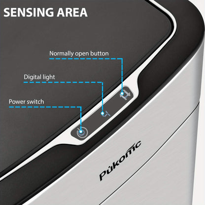 Automatic Stainless Steel Sensor Trash Can – Hands-free Quiet Close & Odor-Control System - A-1 Thread Vault