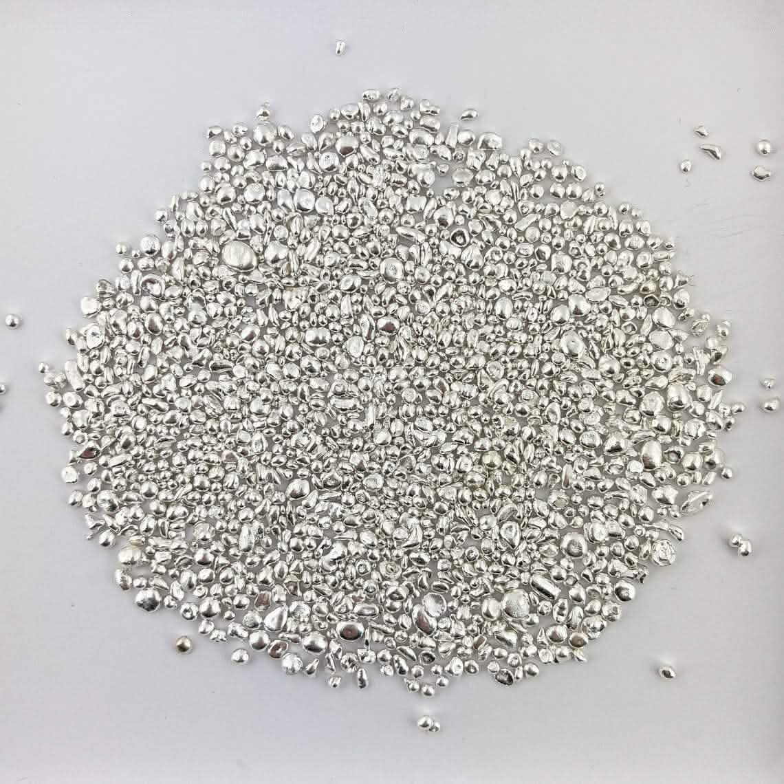 1 oz Troy Ounces Silver Poured Shot .999+ Fine Silver - A-1 Thread Vault