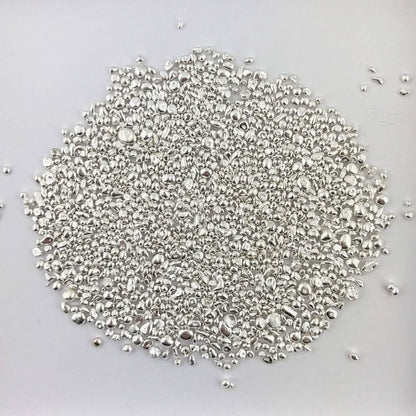 1 oz Troy Ounces Silver Poured Shot .999+ Fine Silver - A-1 Thread Vault