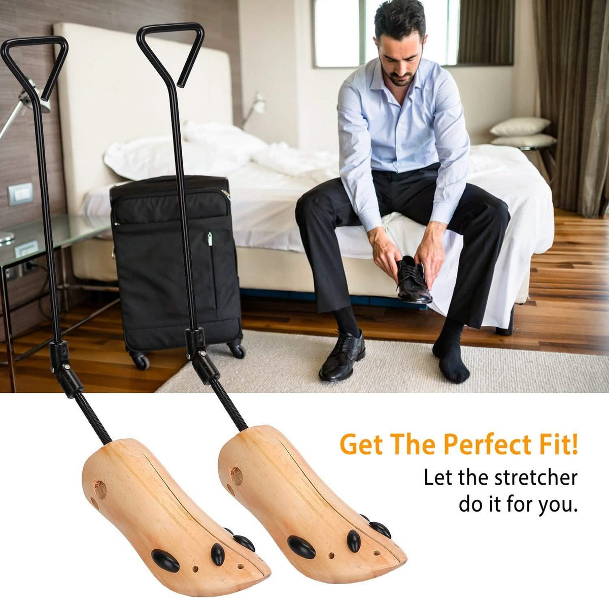 1-Pair: Adjustable Boot Stretcher - A-1 Thread Vault