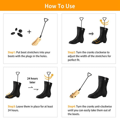 1-Pair: Adjustable Boot Stretcher - A-1 Thread Vault