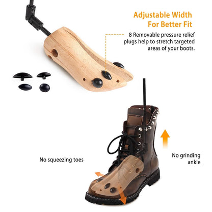 1-Pair: Adjustable Boot Stretcher - A-1 Thread Vault