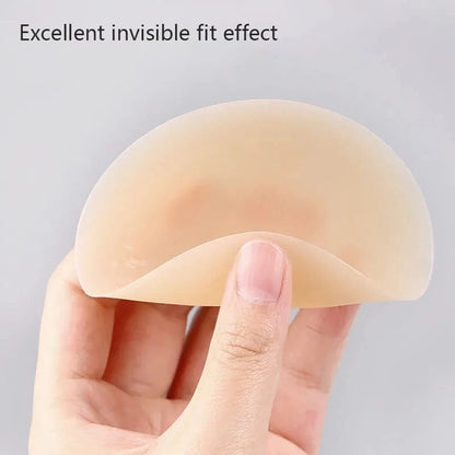 1 Pair Reusable Breast Petals Nipple Cover Invisible Petal Adhesive Strapless Backless Stick on Bra Silicone Breast Patch - A-1 Thread Vault