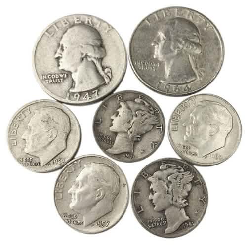 1 Troy Pound Mix 90% Junk Silver Coins US Mint Pre 65 Lot 2 - A-1 Thread Vault
