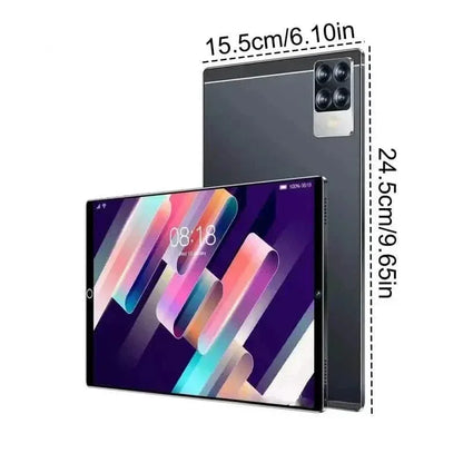 10.1-Inch Smart 5G Tablet - Dual SIM Card Slots, 8GB RAM, 256GB Storage, 24MP+48MP Camera + More - A-1 Thread Vault