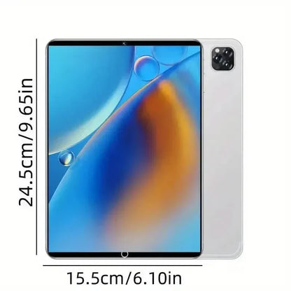 10.1-inch Ultra-thin Android Tablet - 2025 Model, 512GB Memory, Fast Charging, 12-hour Battery Life, Dual Cameras - A-1 Thread Vault