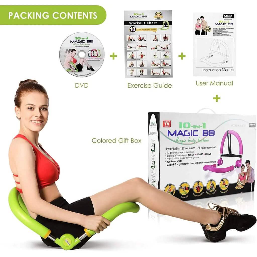 10-in-1 Abdominal & Thigh Toner Workout Equipment - A-1 Thread Vault