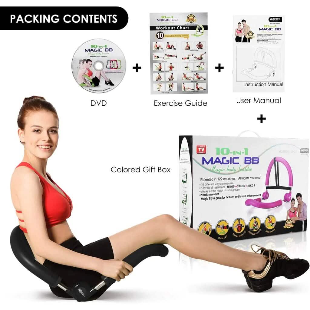10-in-1 Abdominal & Thigh Toner Workout Equipment - A-1 Thread Vault