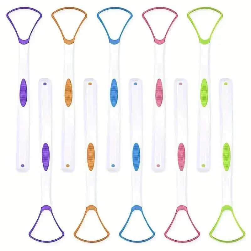 10-Pack: 100% BPA Free Tongue Scrapers - A-1 Thread Vault