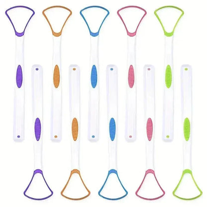 10-Pack: 100% BPA Free Tongue Scrapers - A-1 Thread Vault