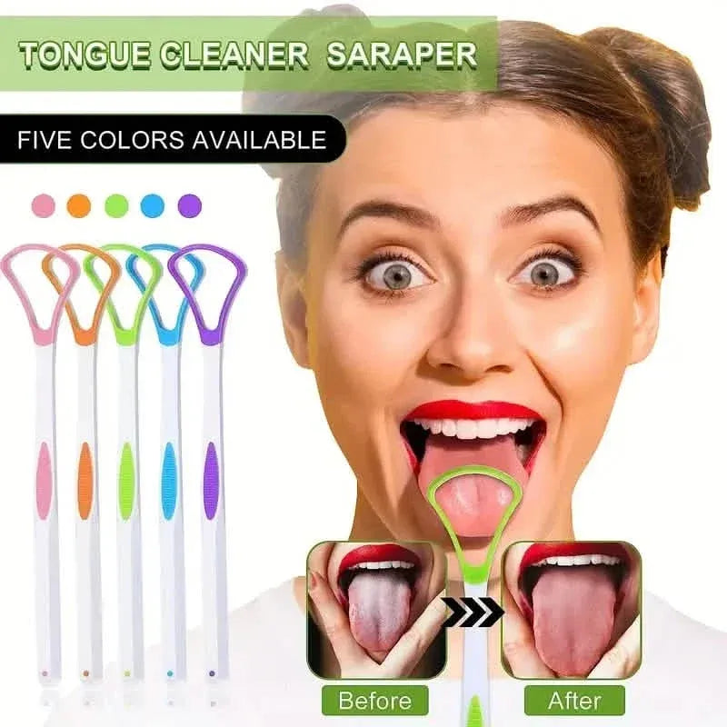 10-Pack: 100% BPA Free Tongue Scrapers - A-1 Thread Vault
