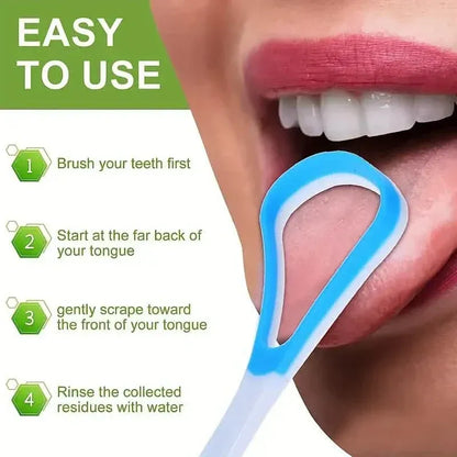 10-Pack: 100% BPA Free Tongue Scrapers - A-1 Thread Vault