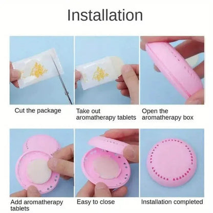 10-Pack: Aromatherapy Air Fresheners - Solid Deodorizer Tablets with Extra Shell - A-1 Thread Vault