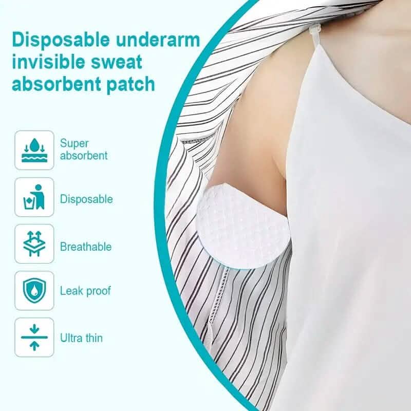 10-Pack: Disposable Underarm Sweat Pads - A-1 Thread Vault