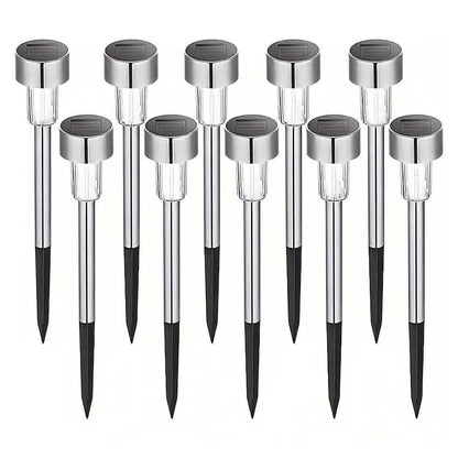 10-Pack: Outdoor Solar Landscape Lawn Light - A-1 Thread Vault