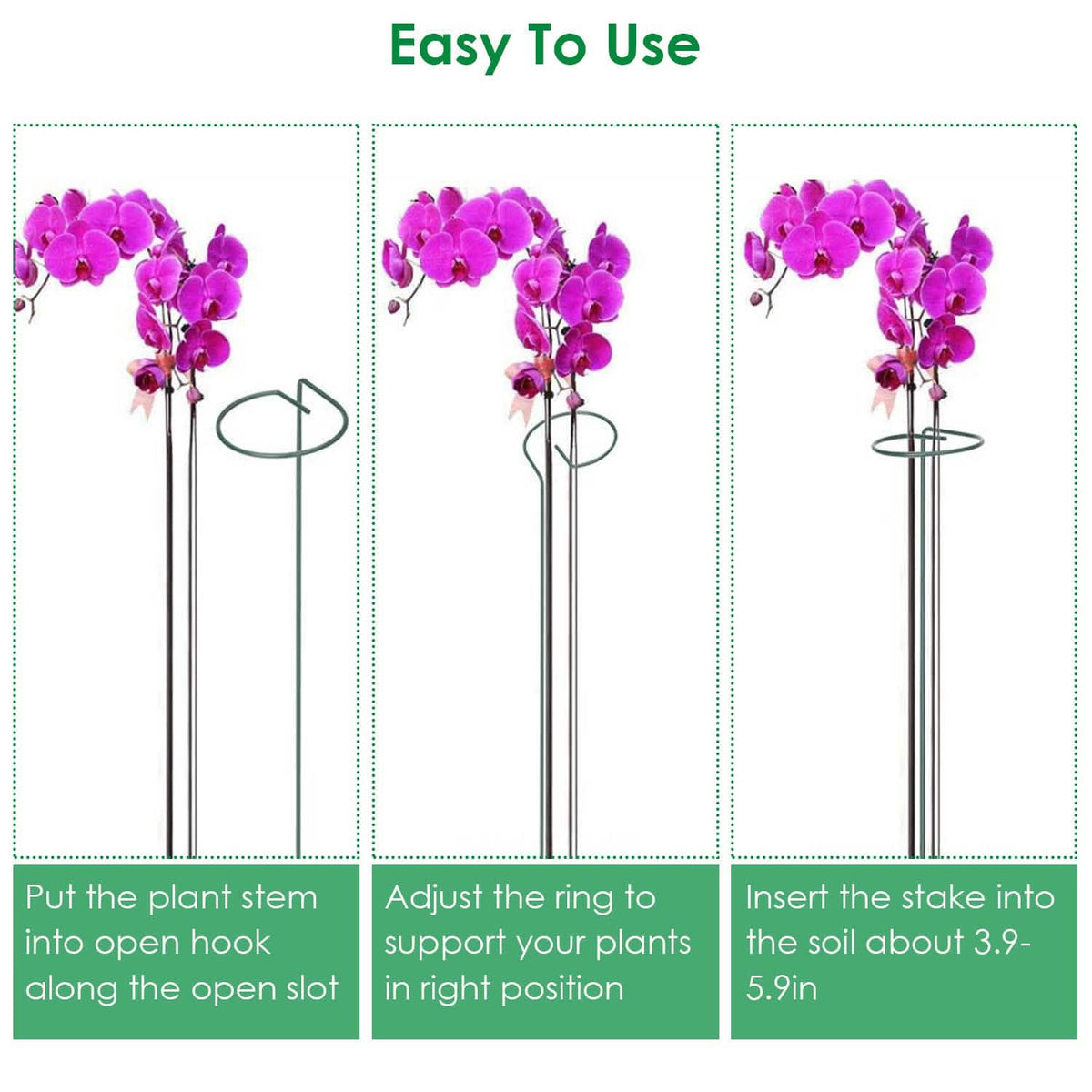 10-Pack: Plant Support Stake - A-1 Thread Vault
