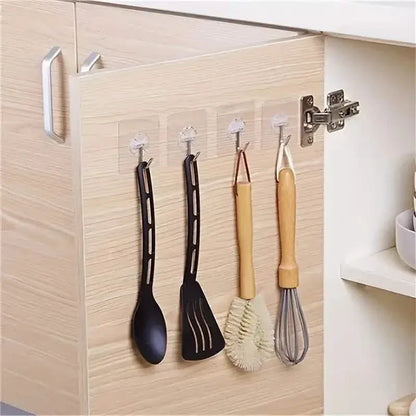 10-Pack: Self-Adhesive Wall Hooks - A-1 Thread Vault