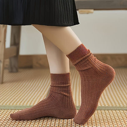 10-Pack: Soft Comfortable Tube Socks – Solid Colors, All-Season - A-1 Thread Vault
