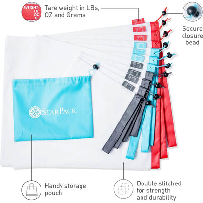 10-Pack: StarPack Reusable Produce Bags - A-1 Thread Vault