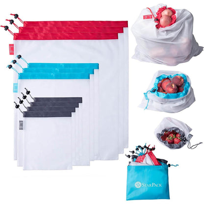 10-Pack: StarPack Reusable Produce Bags - A-1 Thread Vault