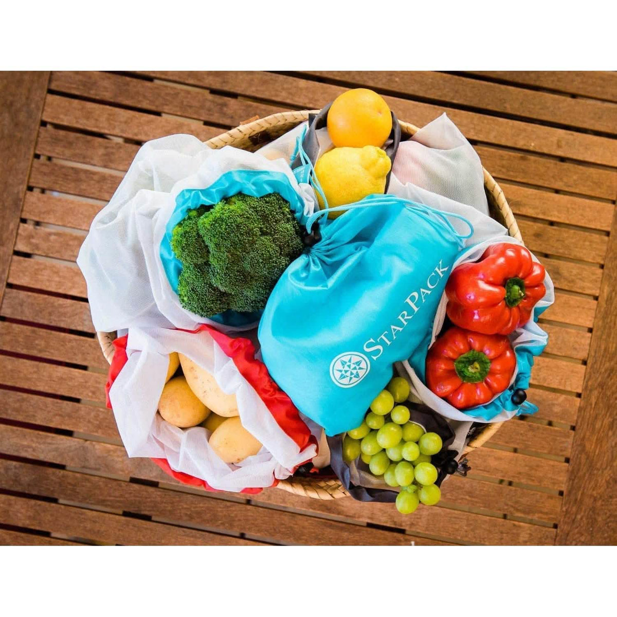 10-Pack: StarPack Reusable Produce Bags - A-1 Thread Vault