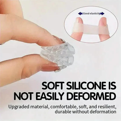 10-Pack: Transparent Toe Protector - Soft and Comfortable Toe Cover - A-1 Thread Vault
