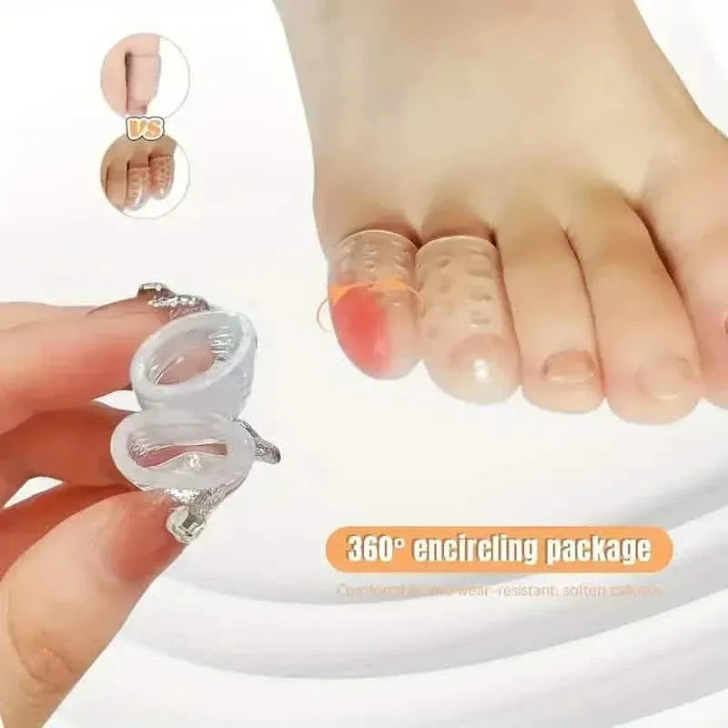 10-Pack: Transparent Toe Protector - Soft and Comfortable Toe Cover - A-1 Thread Vault