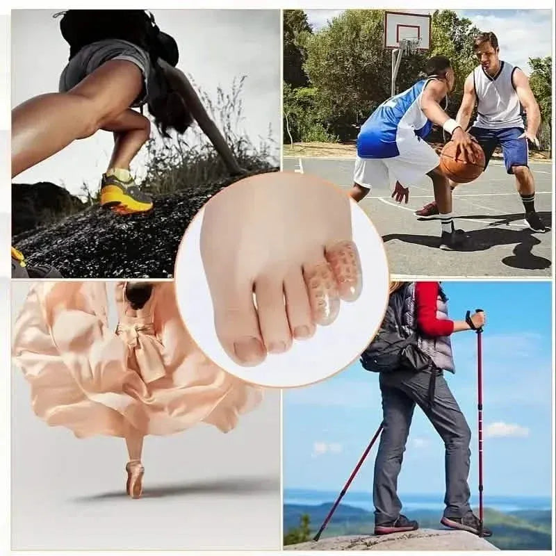 10-Pack: Transparent Toe Protector - Soft and Comfortable Toe Cover - A-1 Thread Vault