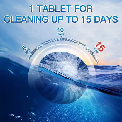10-Pack: Vacplus Automatic Toilet Bowl Cleaner Tablets, Bathroom Toilet Tank Cleaner - A-1 Thread Vault