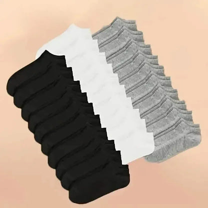 10-Pairs: Men's Plain Knitted Lining Socks - A-1 Thread Vault