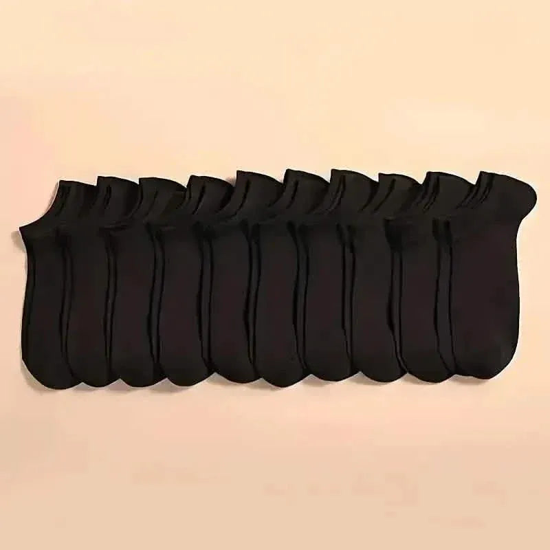 10-Pairs: Men's Plain Knitted Lining Socks - A-1 Thread Vault