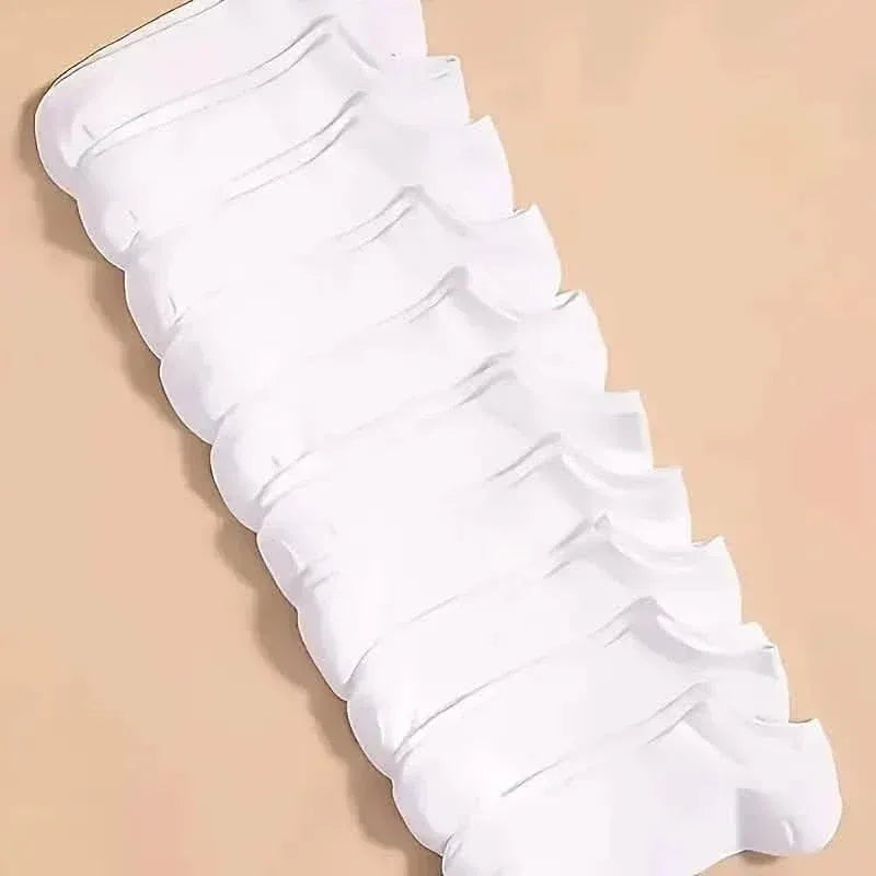 10-Pairs: Men's Plain Knitted Lining Socks - A-1 Thread Vault