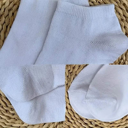 10-Pairs: Men's Solid Sport Low Cut Socks, Breathable Sweat-absorbing Comfy Soft Casual Simple Style Socks - A-1 Thread Vault
