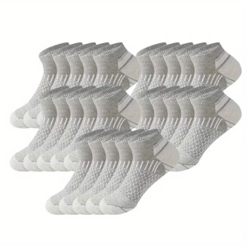 10-Pairs: Men's Athletic Ankle Socks - A-1 Thread Vault