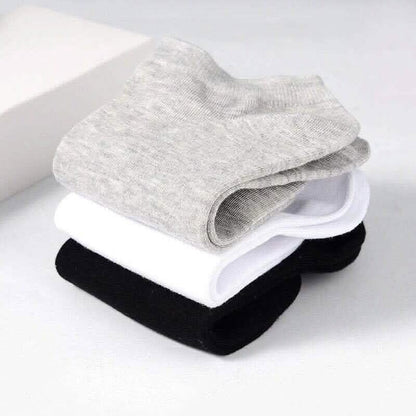 10-Pairs: Women's Solid Color Ankle Socks - A-1 Thread Vault