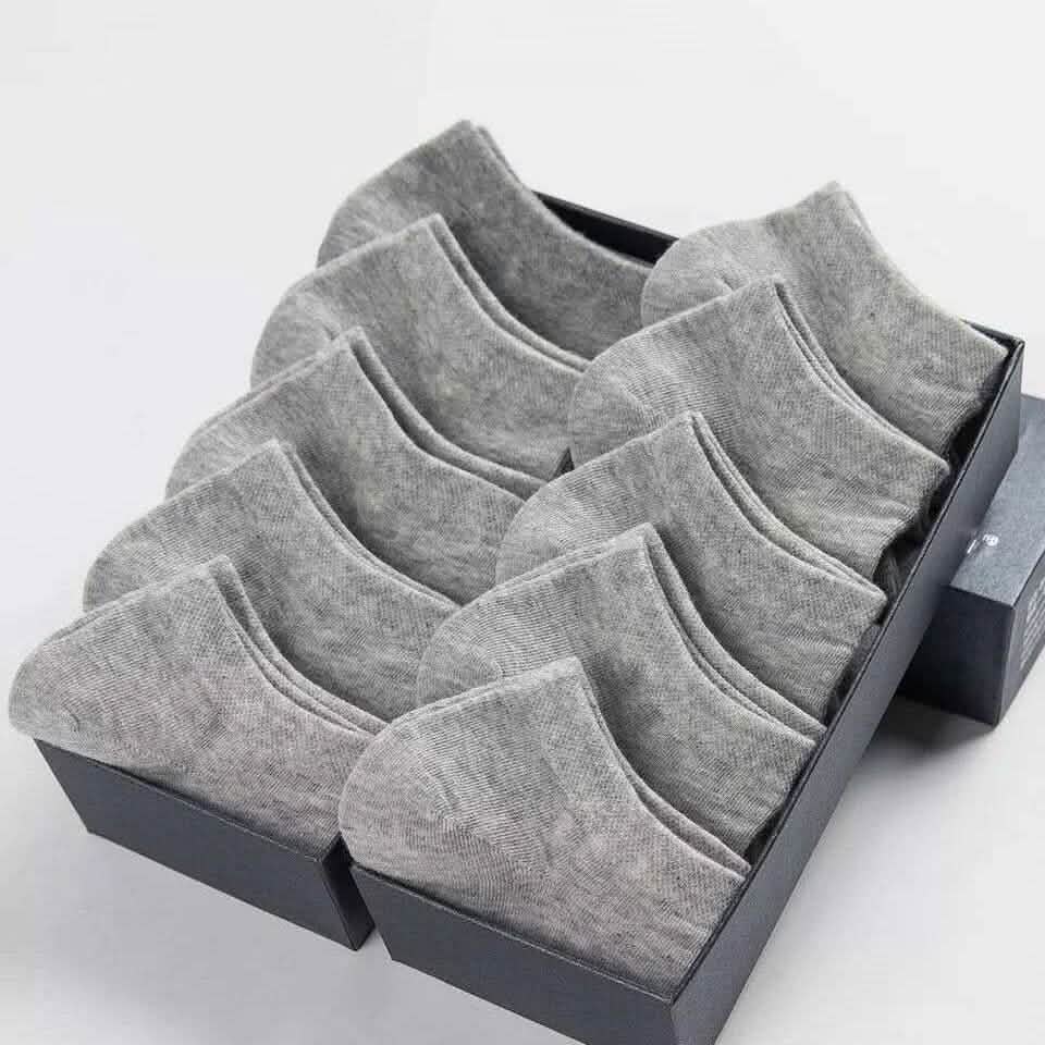 10-Pairs: Women's Solid Color Ankle Socks - A-1 Thread Vault