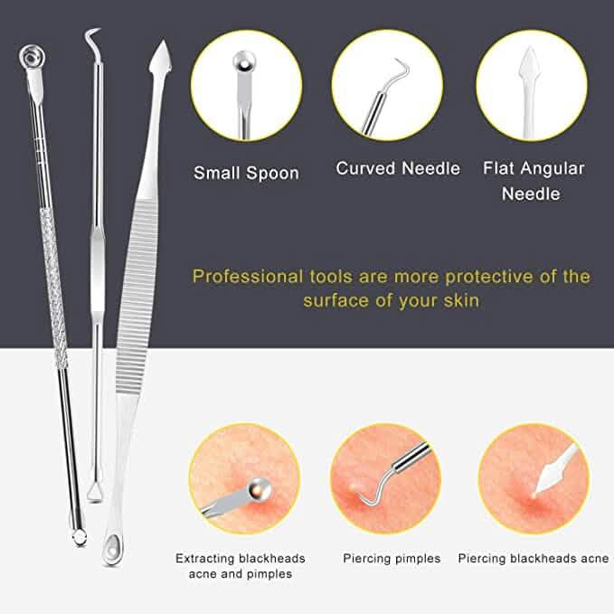 10-Piece: Blackhead Remover Tool - A-1 Thread Vault