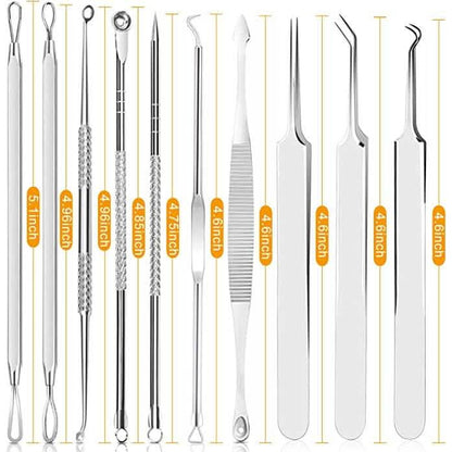 10-Piece: Blackhead Remover Tool - A-1 Thread Vault
