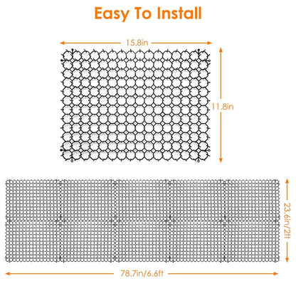 10-Piece: Cat Repellent Scat Mat with Spikes - A-1 Thread Vault