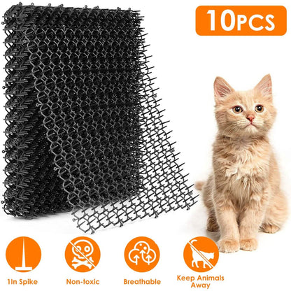 10-Piece: Cat Repellent Scat Mat with Spikes - A-1 Thread Vault