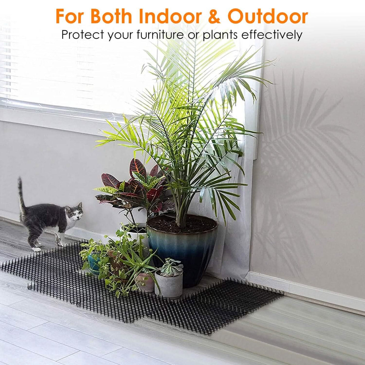 10-Piece: Cat Repellent Scat Mat with Spikes - A-1 Thread Vault