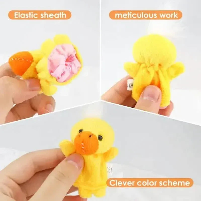 10-Piece Set: Cute Finger Puppets Baby Mini Plush Toys - A-1 Thread Vault