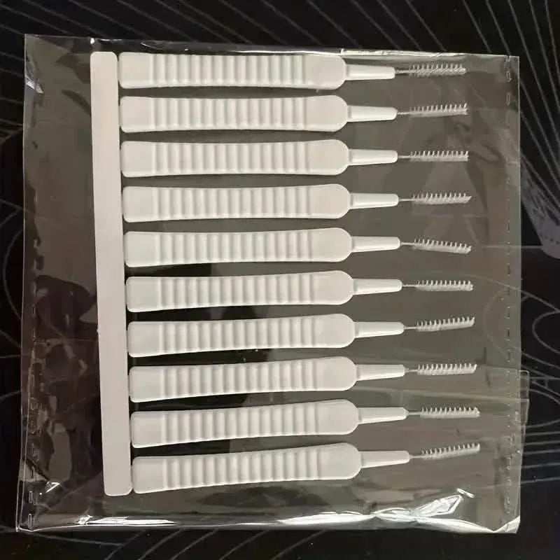10-Piece Set: Mini Brush Set Anti-Clogging Shower Head, Phone, and Pore Cleaner - A-1 Thread Vault