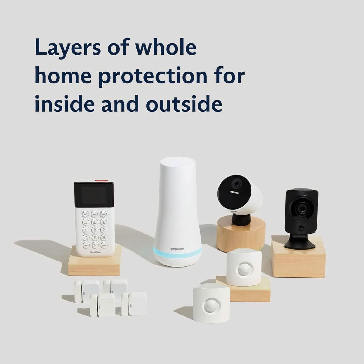 10-Piece: SimpliSafe Wireless Home Security System with Outdoor Camera (Refurbished) - A-1 Thread Vault