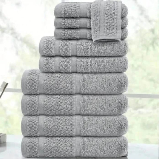 10-Piece: Towel Set with Upgraded Softness & Durability - A-1 Thread Vault