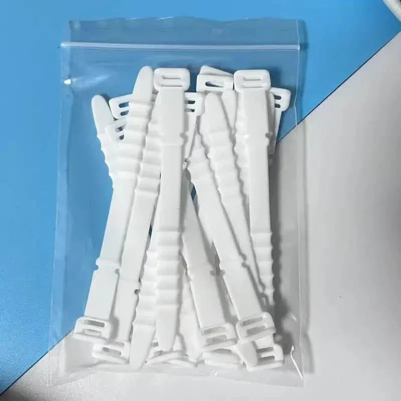 10-Pieces: 4.5 Inch Reusable Wire Ties Cord Organizer Straps Elastic Silicone Cord Organizer - A-1 Thread Vault