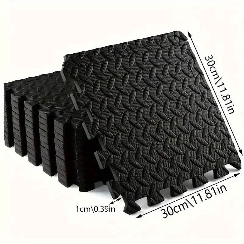 10-Pieces: EVA Interlocking Foam Floor Tiles - A-1 Thread Vault